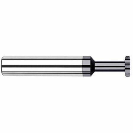 HARVEY TOOL 5/8 dia. x 0.02 in. Radius x 1/8 in. Width x 1 in.Neck Carbide Corner Radius Keyseat Cutter, 8 Flute 731060-C3